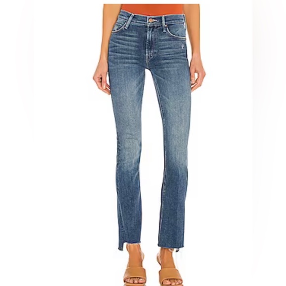 MOTHER Denim - MOTHER The Runaway Step Fray Leaps and Bounds Jeans